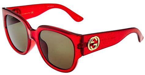 rainbow gucci sunglasses|Gucci red sunglasses women.